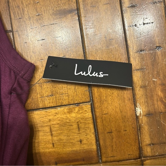 *NWT* Lulus Hopes and Dreams Burgundy Sleeveless Bodycon Midi Dress, Size Medium - Picture 10 of 12